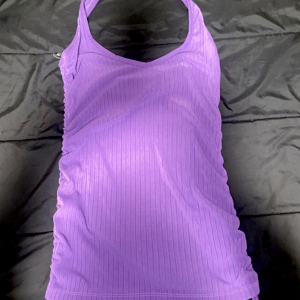Beautiful Purple Halter Top by Love! Size XL